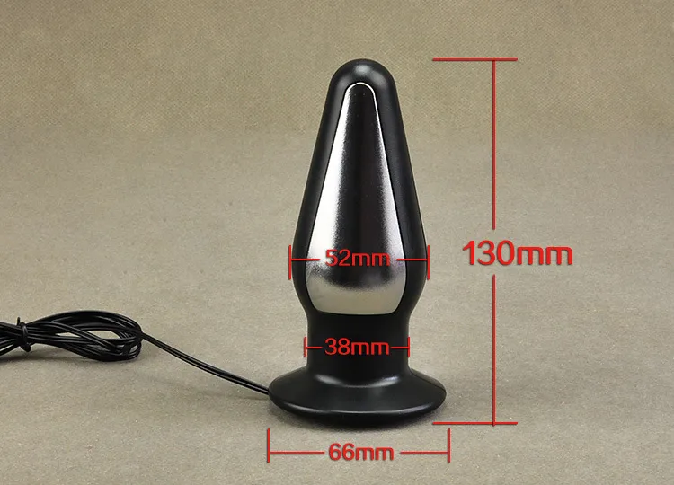 Erwachsene Elektroschock Sex Produkte Estim Vagina Anal Plug Elektrosex Getriebe Massagegerät BDSM Electro Butt Plug Sex Toys1020821