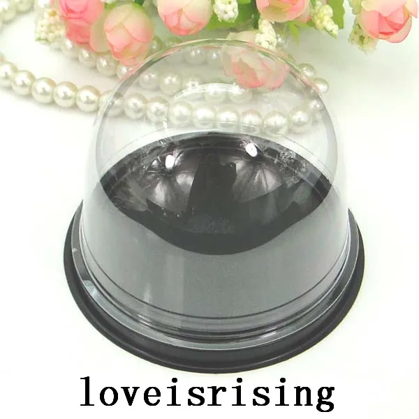 Clear Plastic Cupcake Cake Dome Favor Boxes Container Wedding Party Decor cake box