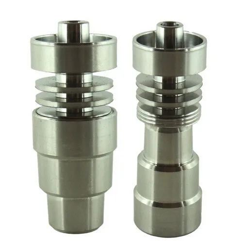 Super Universal Unhas de Titânio Domeless 14mm 18mm Conjunta Prego Domeless Masculino e Feminino GR2 Ajustável para Bongos De Vidro Tubos De Água Dab Rigs