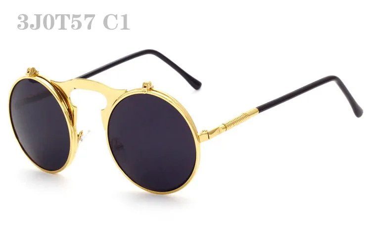 Солнцезащитные очки для мужчин женщин старинные Sunglases мужчины высокое качество очки дамы круглые солнцезащитные очки Мода унисекс очки дизайнер 3J0T57