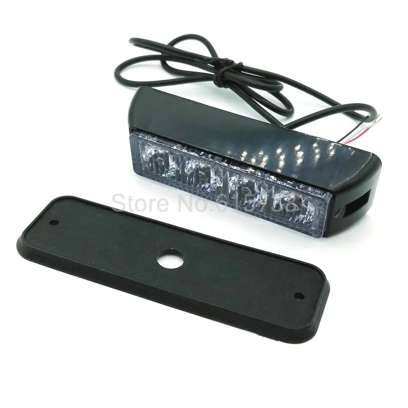 2 4 LED CAR TRUCK Emergency Beacon Light Bar Led Strobe Light Motorcykel Båt Plain LED Strobe Light215p