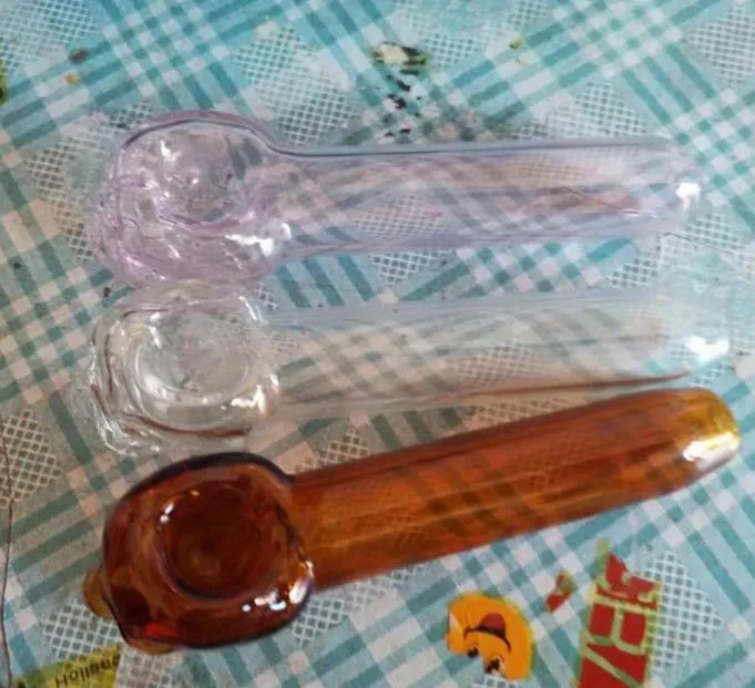 Tubo de vidro ósseo de alta qualidade, cachimbos de vidro por atacado, cachimbo de água de vidro, acessórios para cachimbos de fumaça