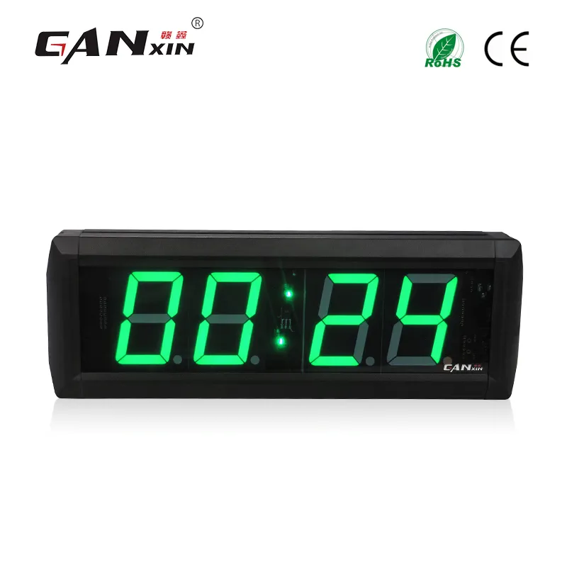 [Ganxin] 2,3 pouces 4 chiffres couleur verte affichage LED 7 segments horloge d'affichage LED horloge de bureau