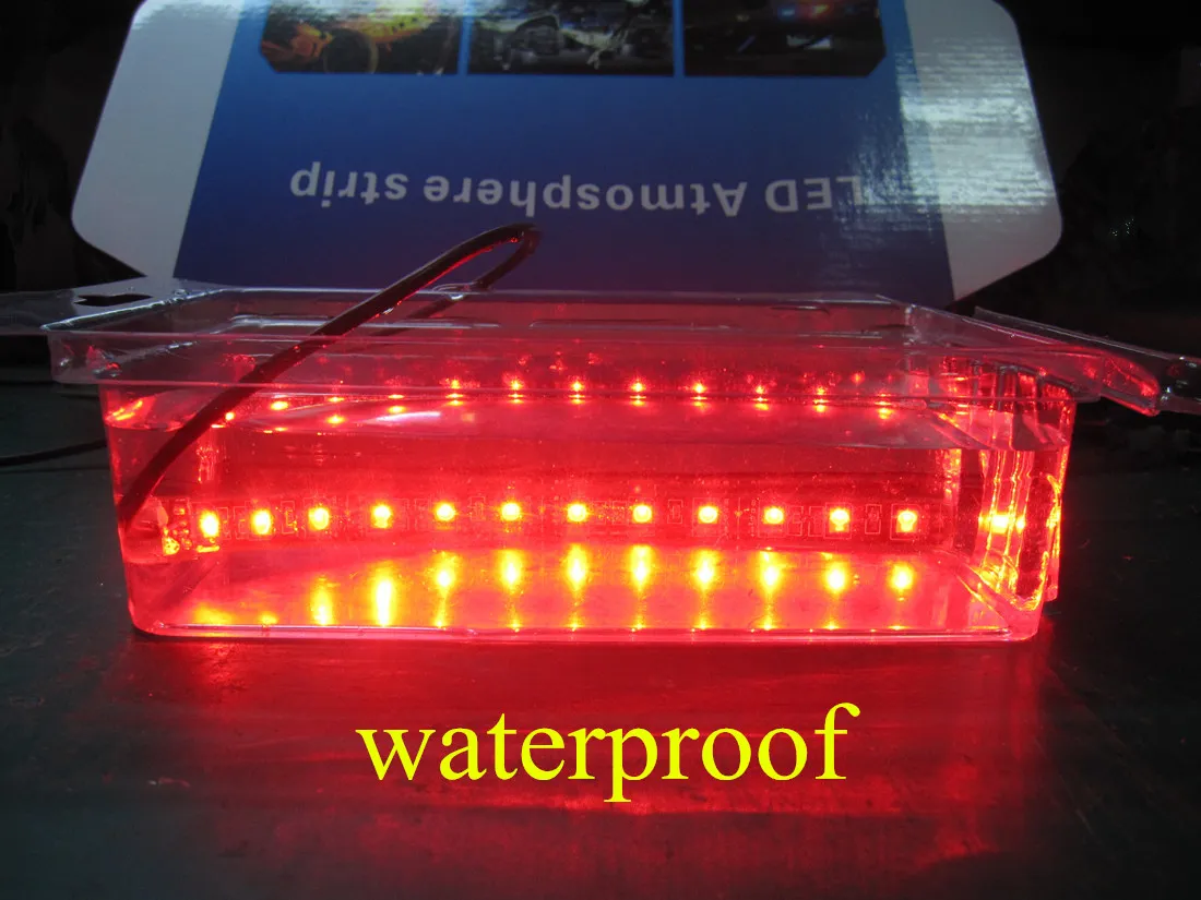 15 Kolor 5050 SMD RGB LED Elastyczne pasek bezprzewodowy zdalne zdalne sterowanie motocykl ATV Zestawy światła 6672118