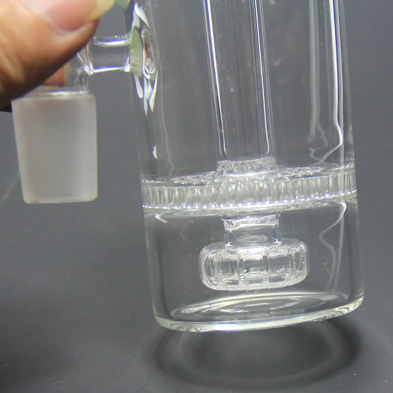 Glass Ash Catcher 14,4 mm och 18,8 mm Percolator Perc Glass Ash Catcher Bubbler High Quality Glass Ashcatcher för Bong