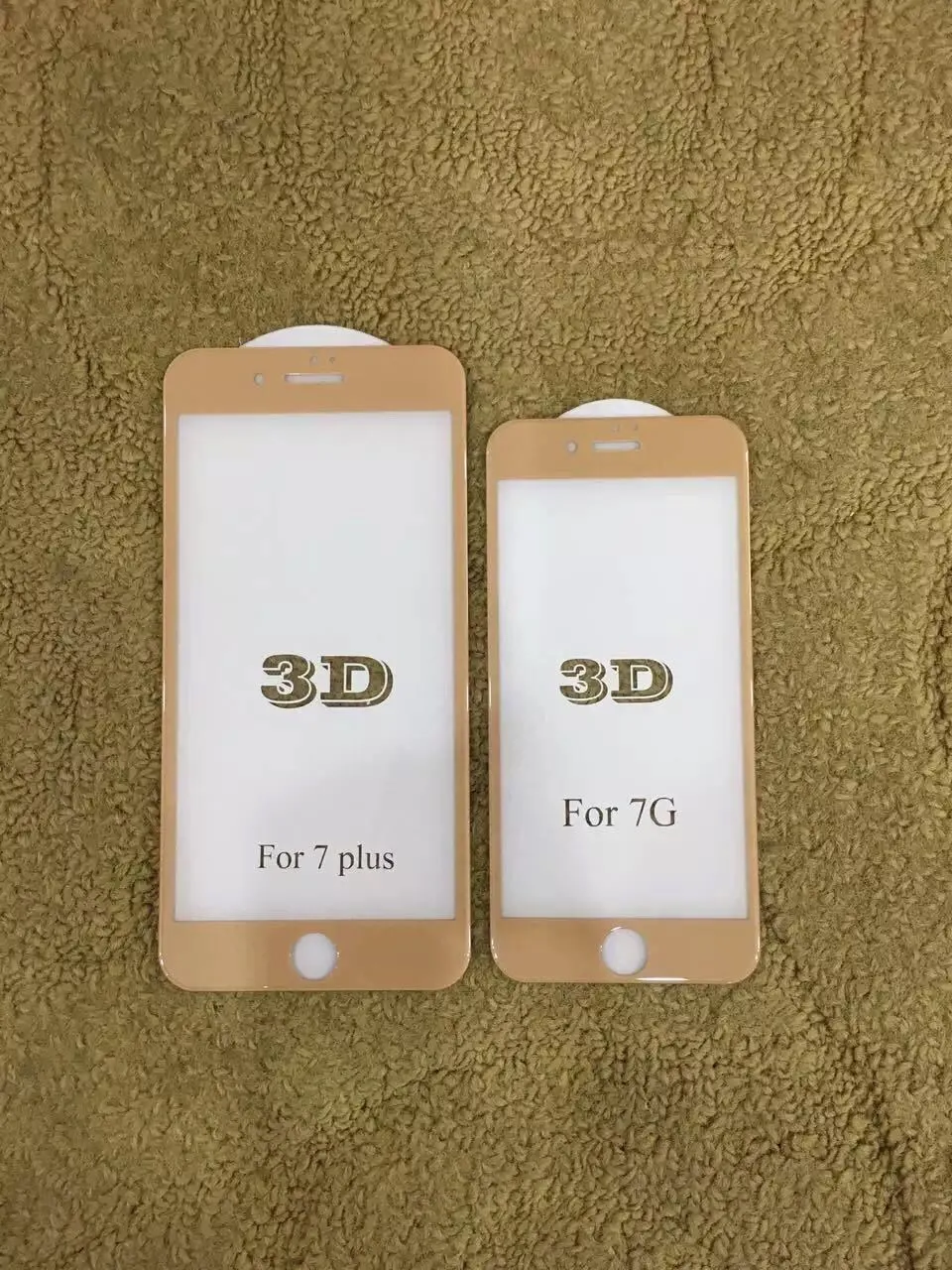 HD-skärmskydd för iPhone 8 7Plus 4.7INCH 3D Curve Full Cover Anti-Scratch 9H Hårdhet Härdad glas