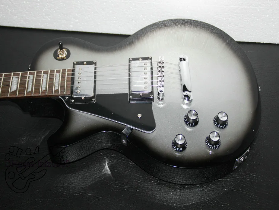 Custom Shop Sliver estourou Canhoto Guitarra Elétrica Atacado Guitarras Frete Grátis