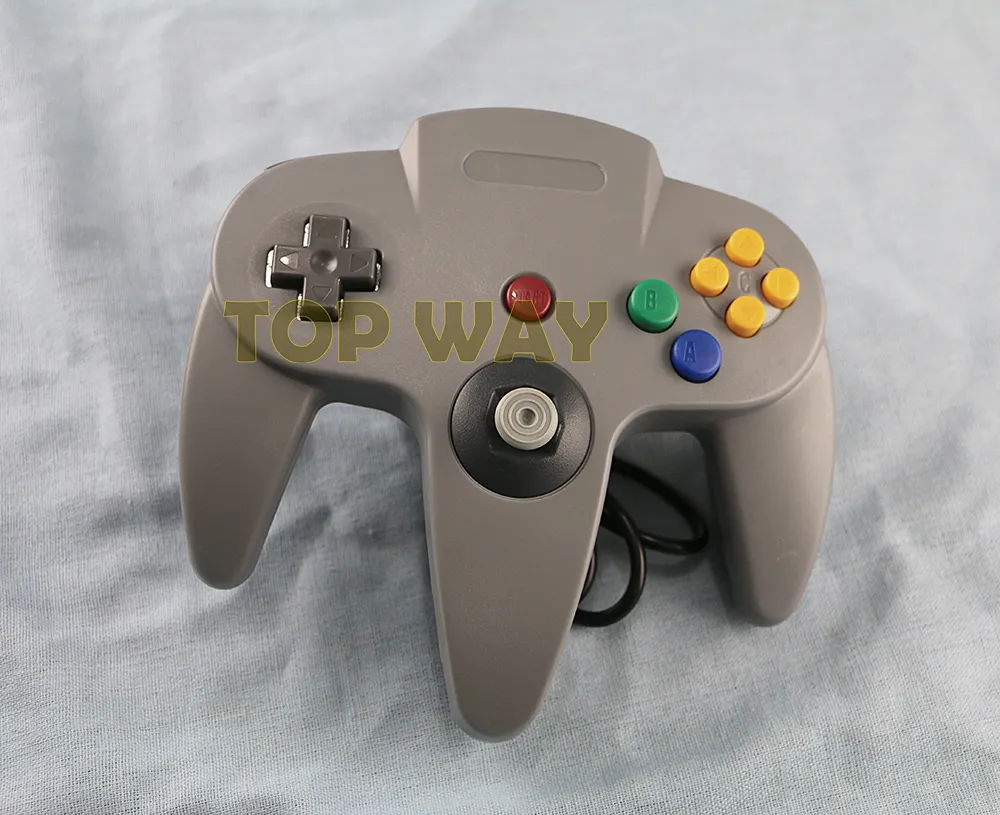 USB Game Wired Controller Joystick Gamepad Gaming for Gamecube for N64 64 Style PC Black1579862