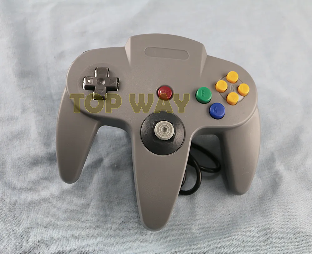 لعبة USB Wired Controller Molestick Gamepad Gaming لـ Gamecube لـ N64 64 Style PC Black4630699