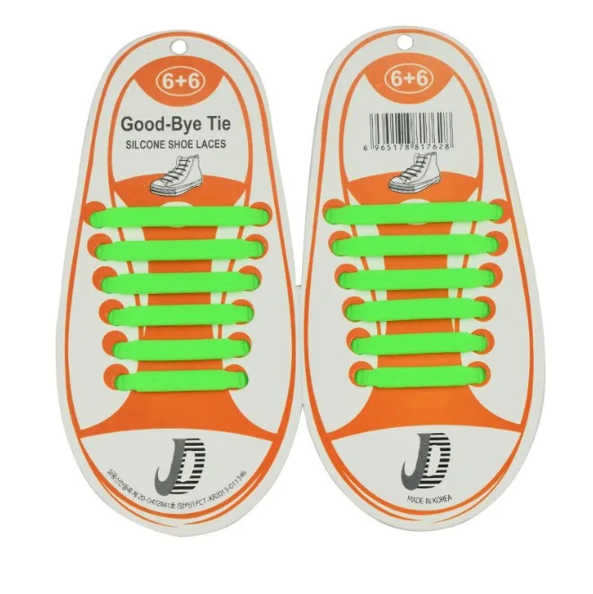 Unisex Easy No Tie Shoelaces Kids Silicone Elastic Shoe Laces Kids Running Shoelaces Fit All Sneakers 