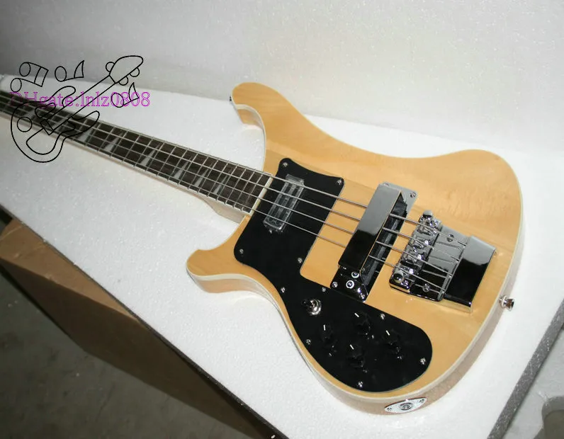 Custom Natural 4 Strings 4003 Bass Guitar Linkshandige basgitaar Chinese gitaren