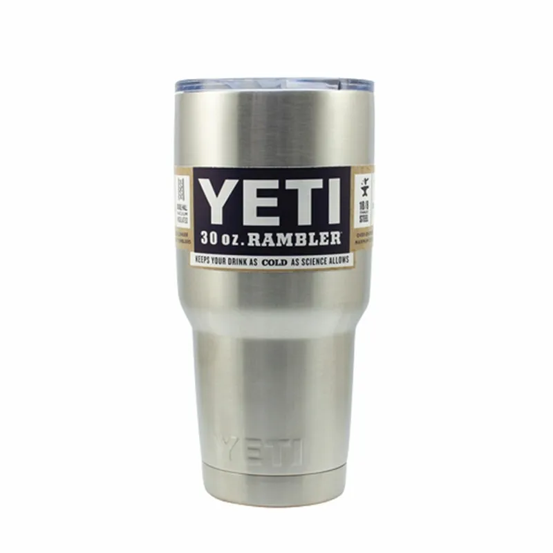 100 Original YETI Tumbler Rambler Tasse Cups Yeti Rambler Tumbler 304