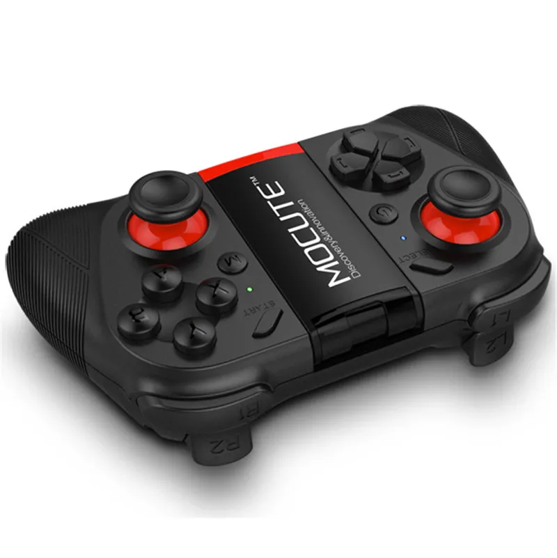 الأصلي Mocute 050 اللاسلكي اللاسلكي Gamepad PC Controller لمربع تلفزيون الهواتف الذكية مع joystick Holder Poldalbe المدمج