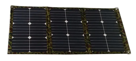 Trousse de chargeur de panneau solaire pliable de tissu 54 watts avec une batterie 12V pour la caravane Camper RV