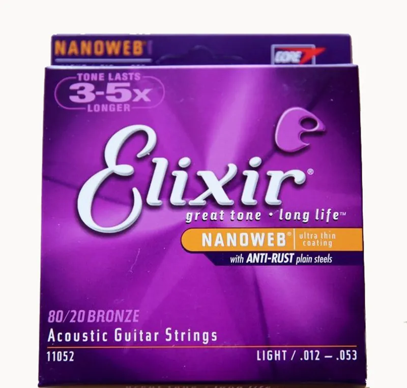 ELIXIR 11052 Illick Adams Guitarras Acústicas Guitarras Strings Set Film High Archives Instrumentos Musicais