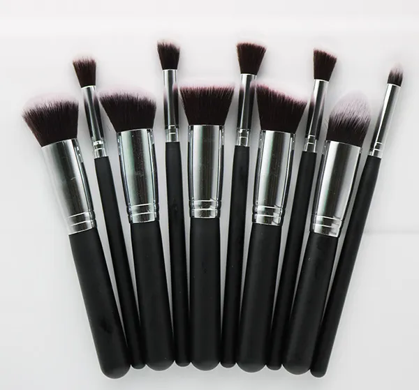 10st / set Professionell Mini Makeup Brushes Verktyg Satser Make Up Borstar Full kosmetisk borste Ögonskugga Läppansiktpulverborste