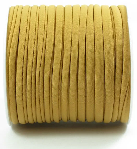 Multi couleur 20 m 1 rouleau 5 mm cordon élastique en nylon Lycra cordon doux et épais en nylon Lycra adapté à la fabrication de bracelets Elasti267E