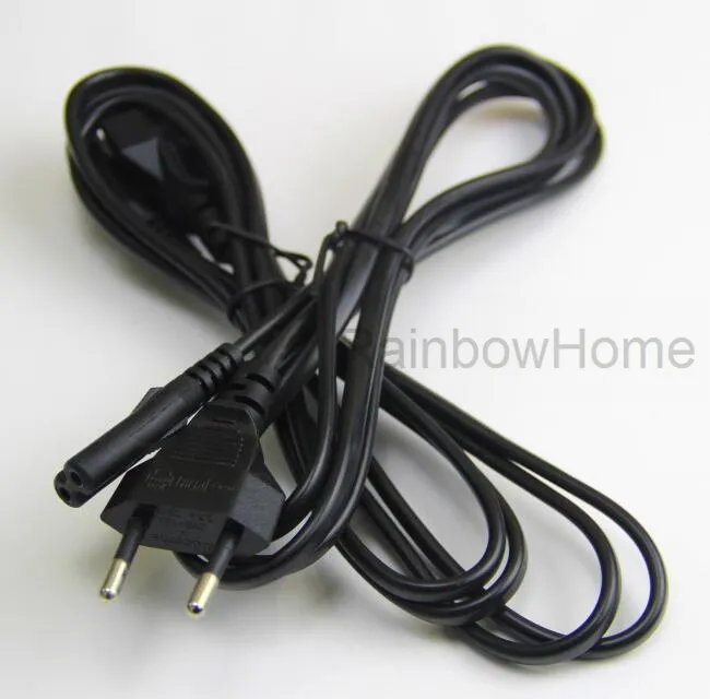 Bild 8 AC -nätkabel 2 Prong för PlayStation Printer Charger Small Home Appliances Ersättning Power Wire Line 15m US EU 7996038