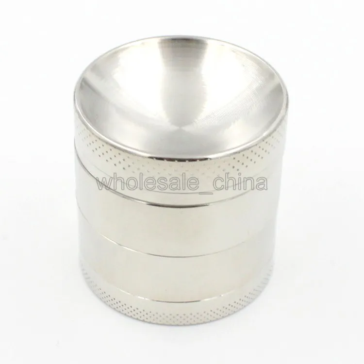 Concave Grinders Herb Grinder Smoking 40/50/55/63mm 4 Layers Metal Crushers Zinc Alloy Tabacco in stock Sharpstone Crusher