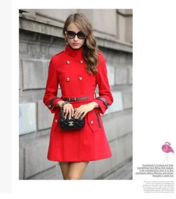 2017 New Monde Slim Cappotti Da Donna Trench Da Donna Cappotti Da Donna Capispalla Da Donna Cappotto Di Lana Marrone Da 94 85 DHgate