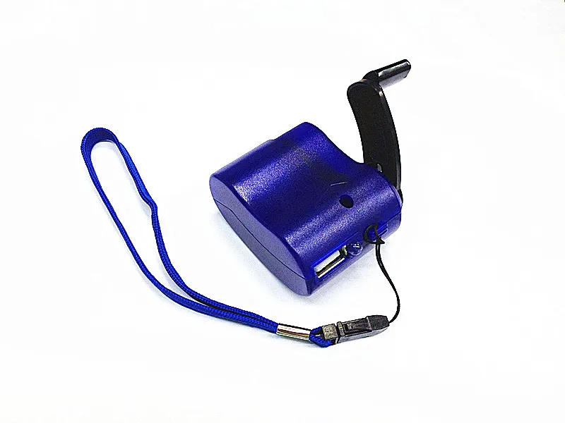 Noodstroombank USB-handslinger SOS-telefoonoplader Camping-overlevingsuitrusting