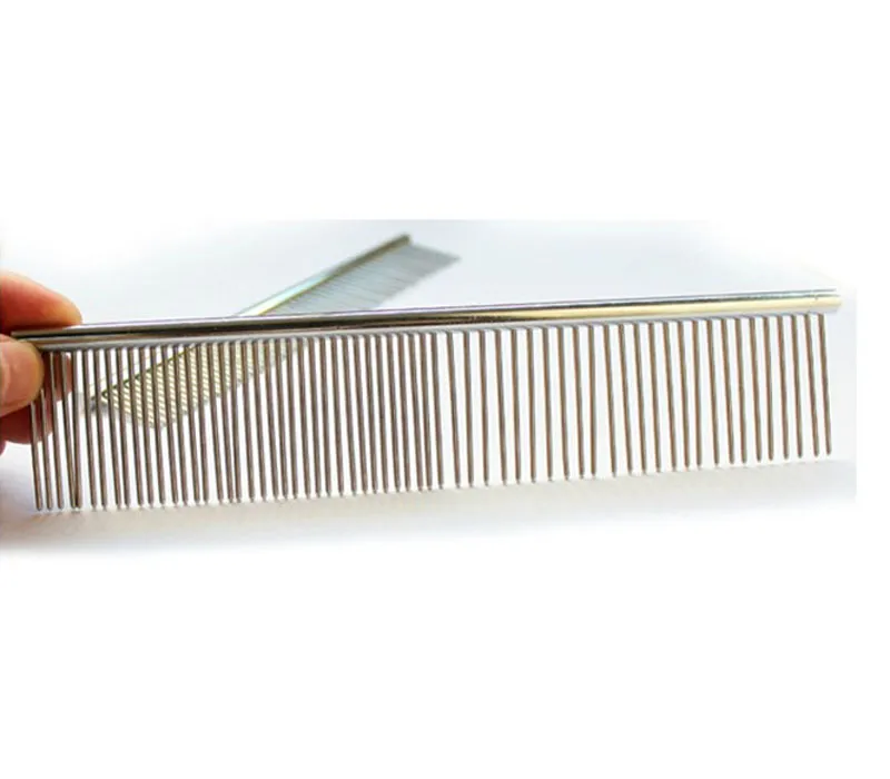 2017 Dog cat Pet grooming comb pet supplies product stainless steel Dog Cleaning Grooming7427510