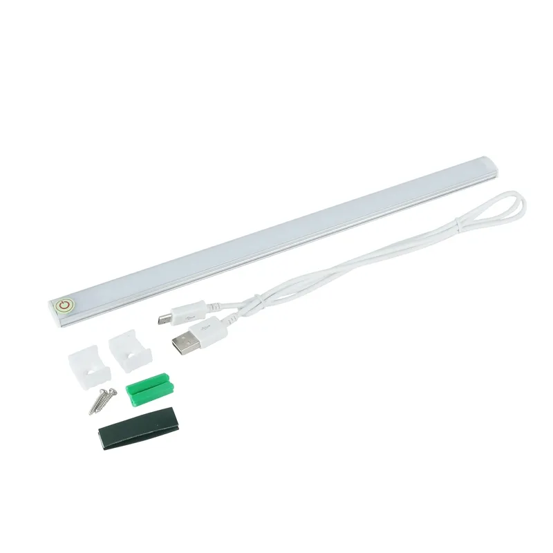 30 cm 6W Czujnik Dotykowy Light 21 LED Light Closet Szafa Camping Szafa awaryjna USB Ładowanie Ultra Cienkie Noc Light White / Ciepłe Białe