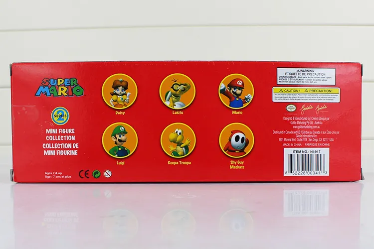 Super Bros Luigi Donkey Kong Peach Ação Figuras yoshi figura presente7379543