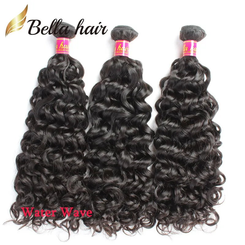 Cabelo Brasileiro Bella 8-34 polegadas Feixes de Cabelo Humano Não Processado Osso Corpo Reto Onda Solta Cacheado Profundo Onda de Água Onda Natural Extensões de Cabelo Slay Julienchina