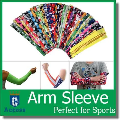 Sports Compression Arm Sleeves Basketball Baseball Football Shooter Elite Camo