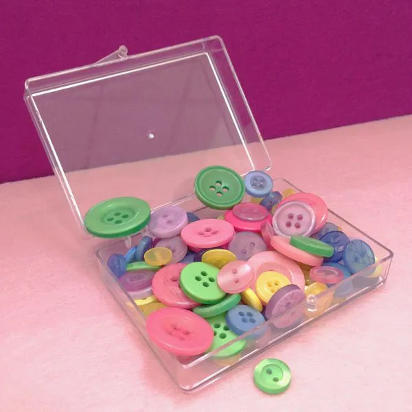 Multicolor 2 hål och 4 hål harts runda knappar 10 lådor/ parti 9mm-25mm blandade färgknappar Sy Craft Accessory Fit Scrapbooking DIY