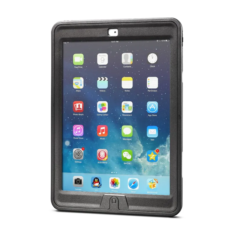 Voor iPad Case Heavy Duty Hybrid Case voor iPad 2/3/4 iPad 5 Air iPad 6 Air 2 iPad Mini 1/2/3 iPad Mini 4 gratis verzending