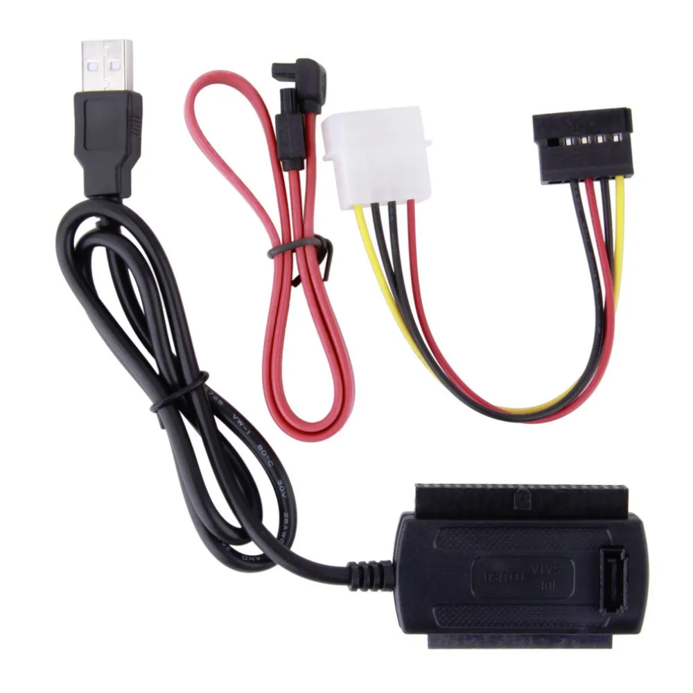 SATA/PATA/IDE -enhet till USB 2.0 Adapter Converter Cable för 2,5/3,5 tum hårddisk 2425#