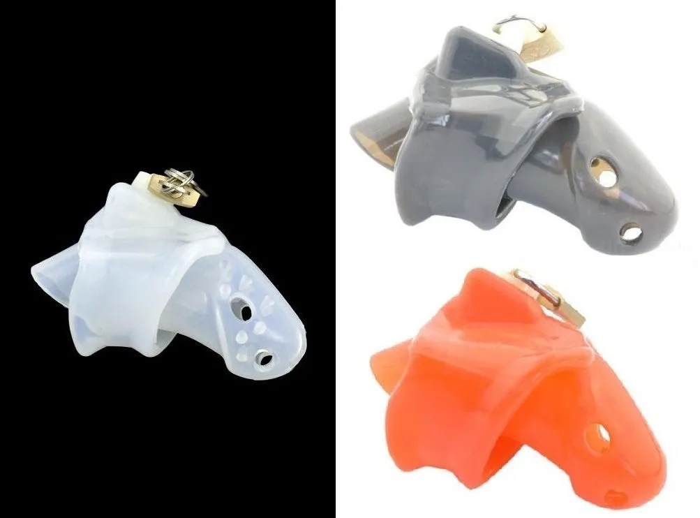 Chastity Device With Spikes: New Silicone Male Cage Belt Restraint For
