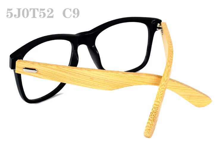 Okulary rama ramy oka dla kobiet mężczyzn przezroczyste okulary damskie optyczne obiektywy przezroczyste męskie damskie damy naturalne bambus fram307s