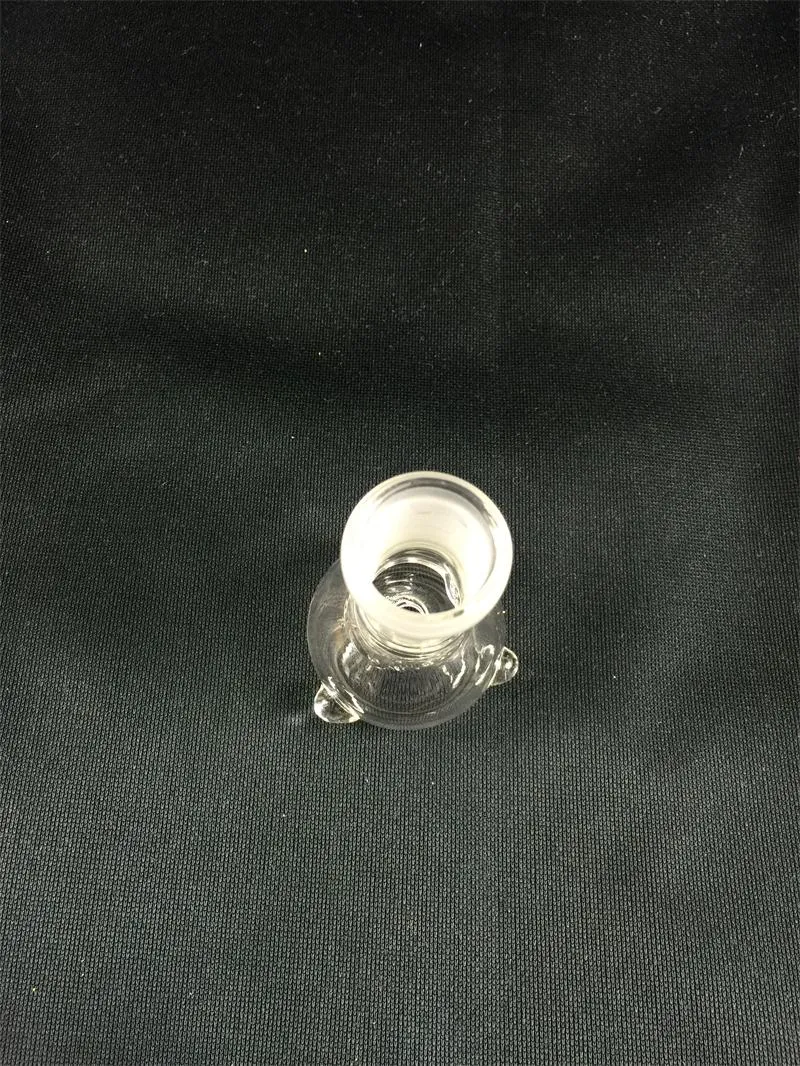 Hand Blown Smoking pipes Bowl Recycler Female Glass Bowl Clear Dot Water Bong Accessories 18.8mm Joint Size