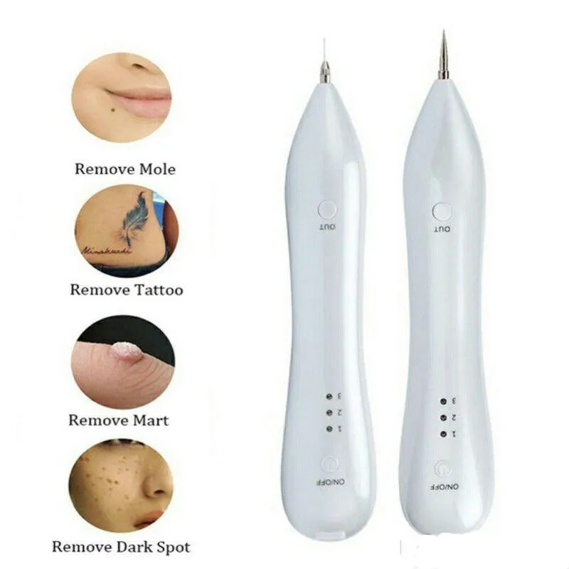 Dark Spot Wart Tattoo Mole Remover Rimozione Cura della pelle Dispositivo laser di bellezza Ricaricabile portatile per uso domestico Fornitura di trucco