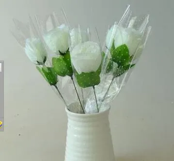 Werbegeschenke, künstliche Blumen, künstliche Blumen, Rosen, einzelne Rosen, Valentinstags-Pfirsichrosen