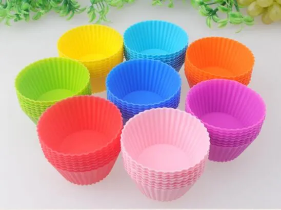 Silicone Muffin Cake Cupcake Cup Cake Mold Case Bakeware Maker Mold Tray Baking Jumbo XB