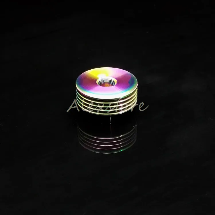 Koellichaamadapter 510 Finned Heatsink Adapter Isolator voor 510 draadbodem bevestigd 22 mm 24 mm RDA RBA verstuivers Bescherming tegen oververhitting