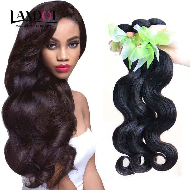 Rohboden 9A brasilianisches Jungfrau-Menschenhaar-Webart Körper-Wellen-peruanische Malaysian Indian Cambodian Hair 3 Bundles Natural Black Hair Extensions