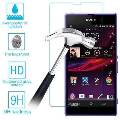 9H 0.26mm HD Premium Vetro Temperato Sony Xperia E4G/M4/M5/C3/C4/S39H/M2/Z/S36H/Z5/Z5Compact 300 pz/lotto