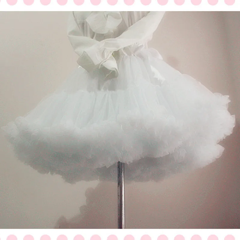 Gratis verzending baljurk underskirt swing korte jurk petticoat, lolita petticoat ballet tutu rok rockabilly crinoline