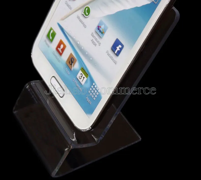 DHL fast delivery Acrylic Cell phone mobile phone Display Stands Holder stand for 6inch For Smart PhoneMobile phoneAndroid phone7654110