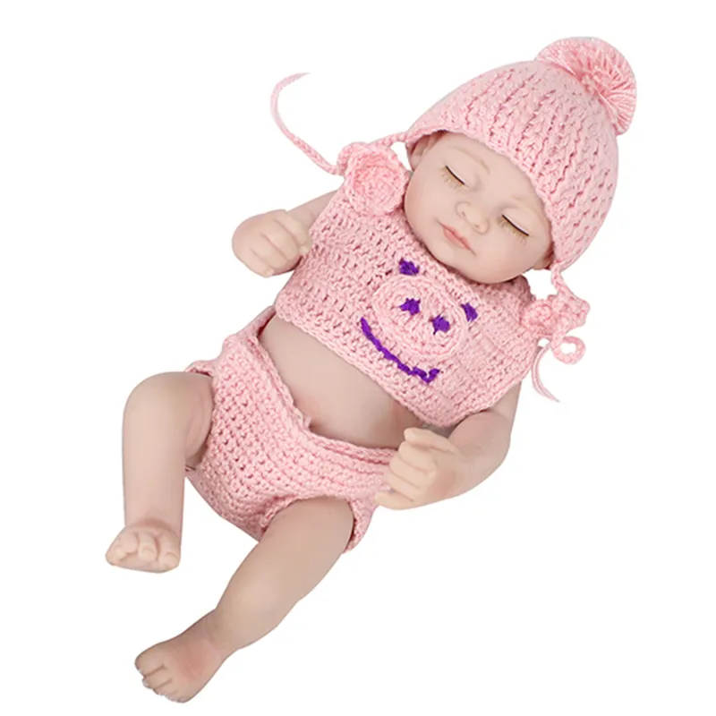 10 Inch Silicone Reborn Girl Dolls Lifelike Reborn Baby Doll Collectible Baby Dolls For Girls Boy Realistic Baby Toys