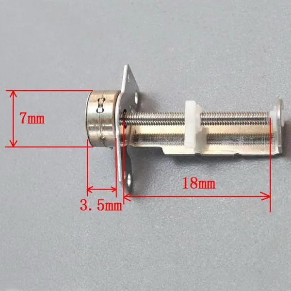 DC 5V 2-Phase 4-Wire Micro-step Motor Mini Slider Screw Stepper Motor B00103 BARD