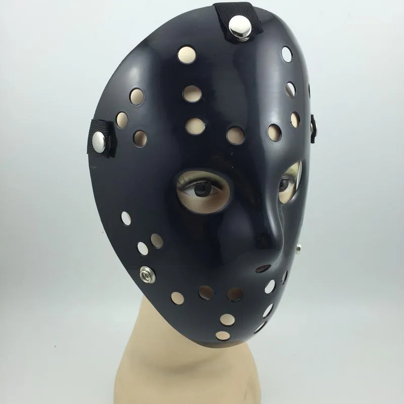 Cool Black Jason Mask Cosplay Full Face Mask Halloween Party Scary Mask Jason vs Friday Horror Hockey Film Mask 