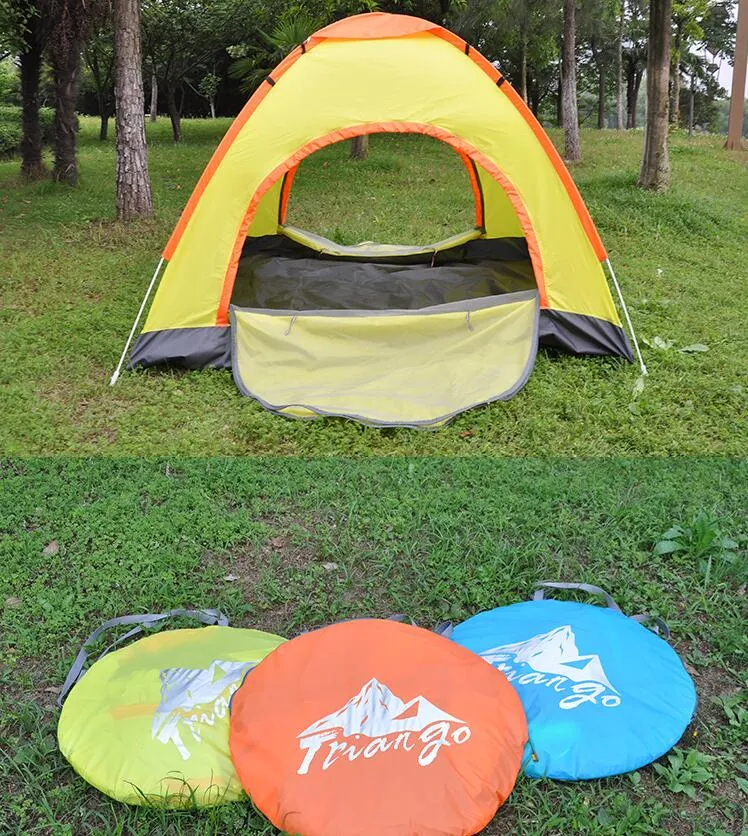 Tende da trekking all'aperto Rifugi da campeggio portatili 2 persone Tenda con protezione UV Tende da campeggio famiglie