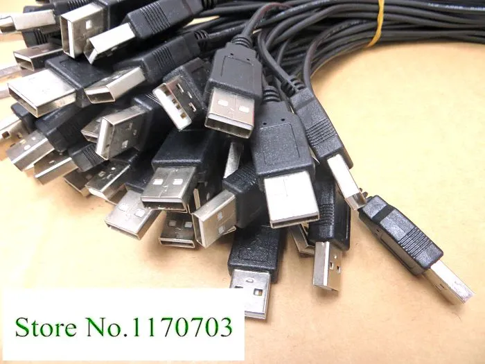 80 PC DC USB 남성 30cm 전원 커넥터 케이블