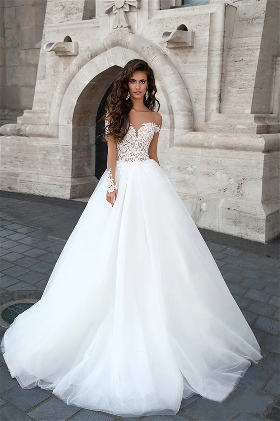 Vestido branco hot sale com pedras